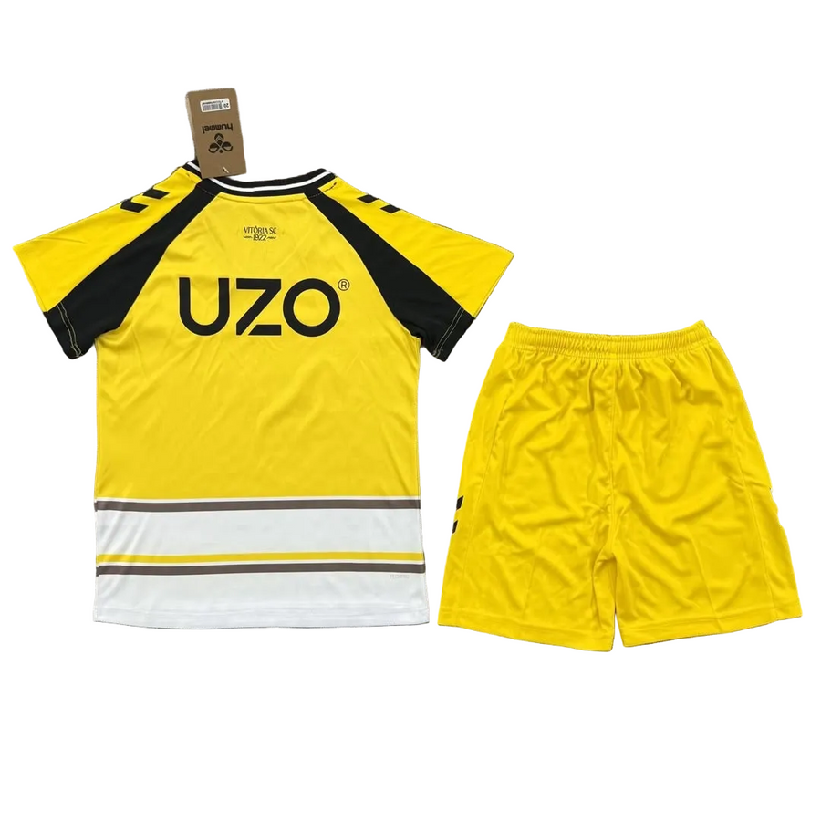 Conjunto infantil Vitória Guimarães terceiro equipamento amarelo 2026/27