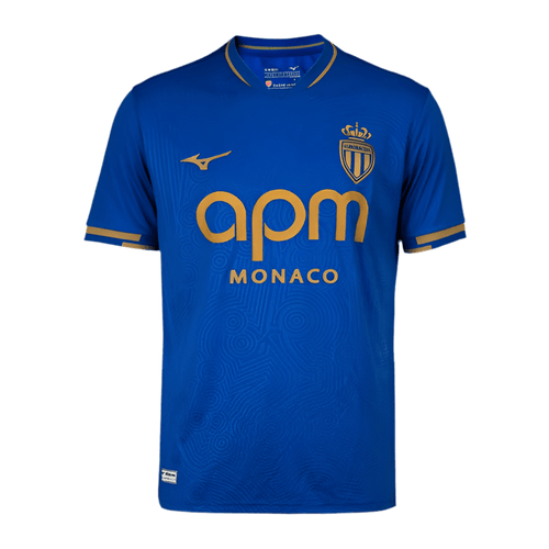 Camisola AS Mônaco alternativa azul 2025/26