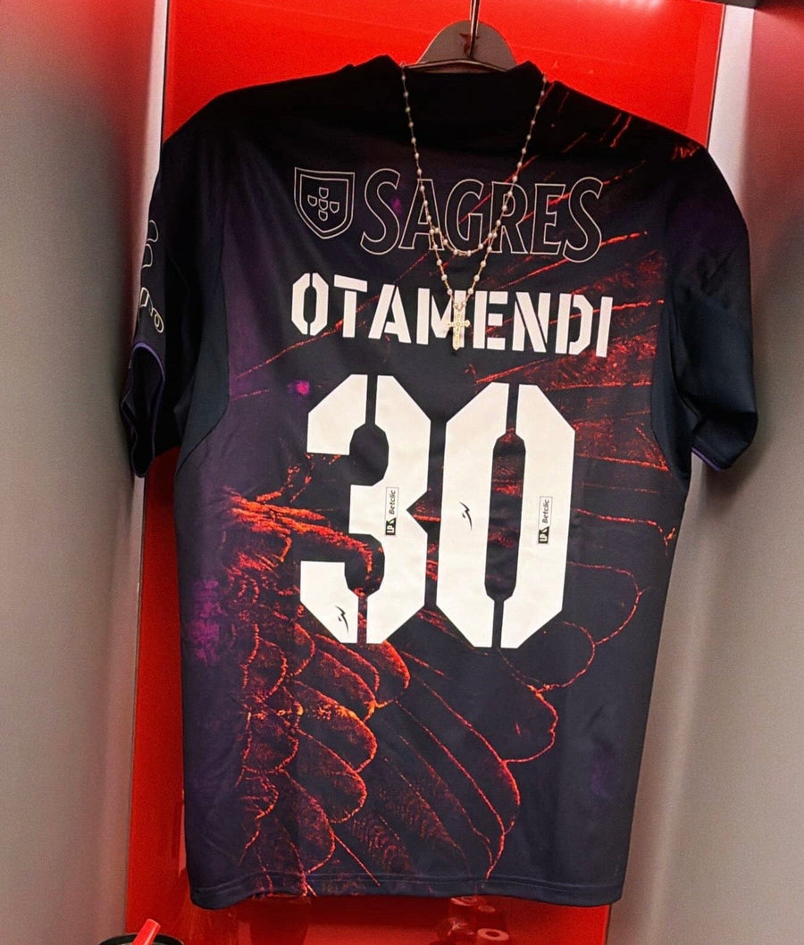 Camisola Águia x Vhils quarto equipamento 2026/27