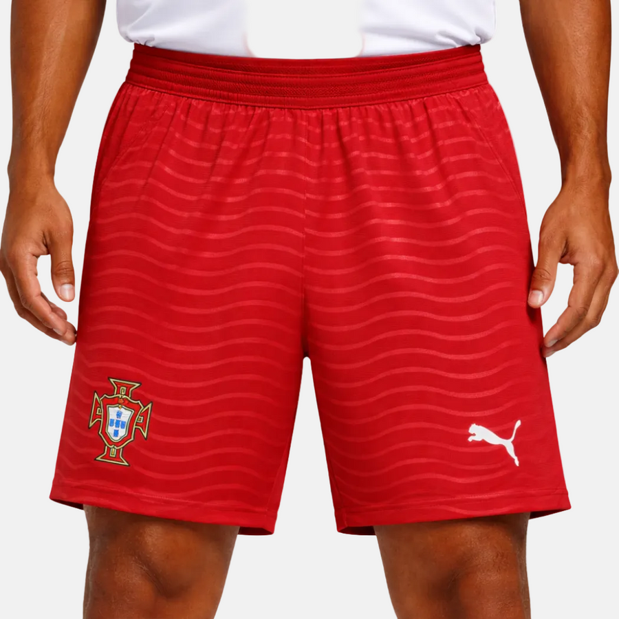 Calção adulto Seleção Portugal vermelho Home COPA DO MUNDO 2026