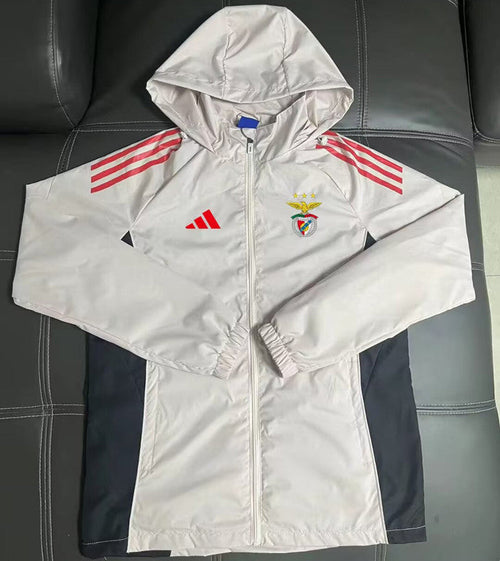 Casaco branco 2026/27 fecho completo