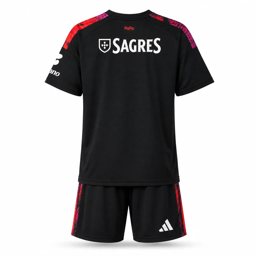 (Pre venda 11-22 dias) Conjunto Infantil Benfica Terceira 26/27