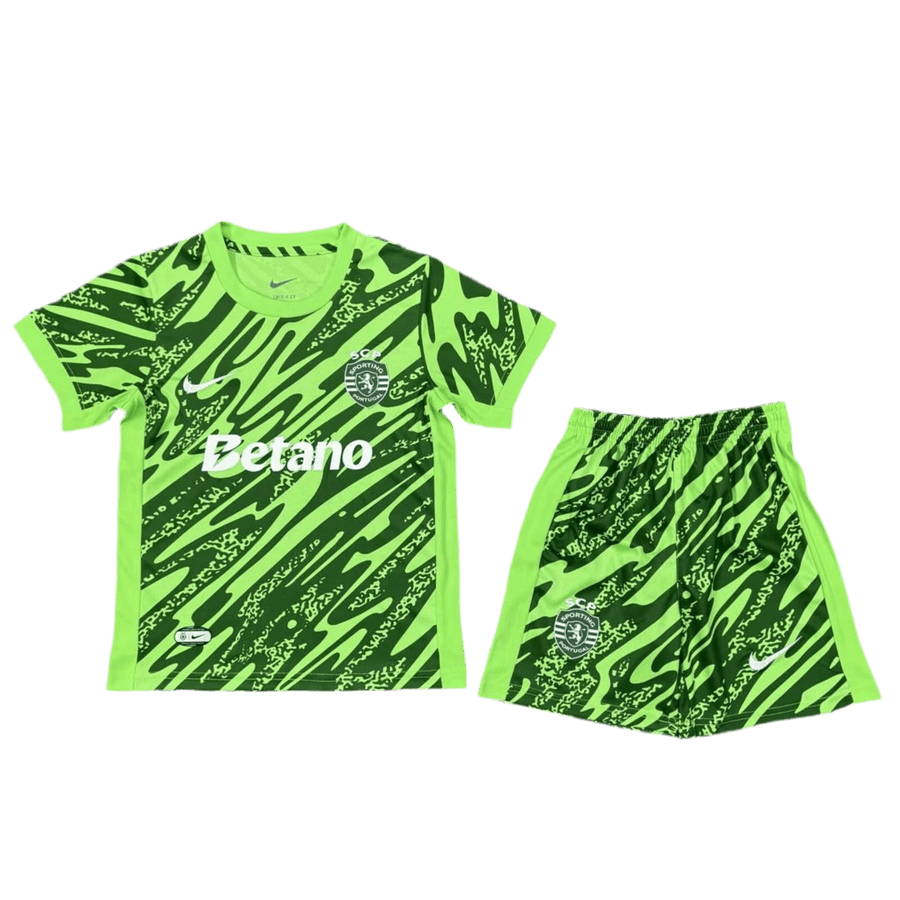 Conjunto infantil guarda redes verde 2025/26