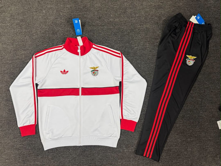 Fato de Treino originals branco, vermelho e preto 2026/27 fecho completo