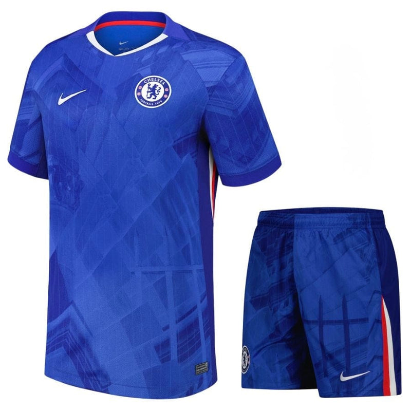 Conjunto Infantil Chelsea principal azul 2025/26
