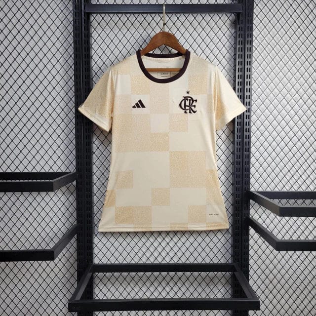 Camisola Feminina Flamengo Pré-Jogo 2024/25
