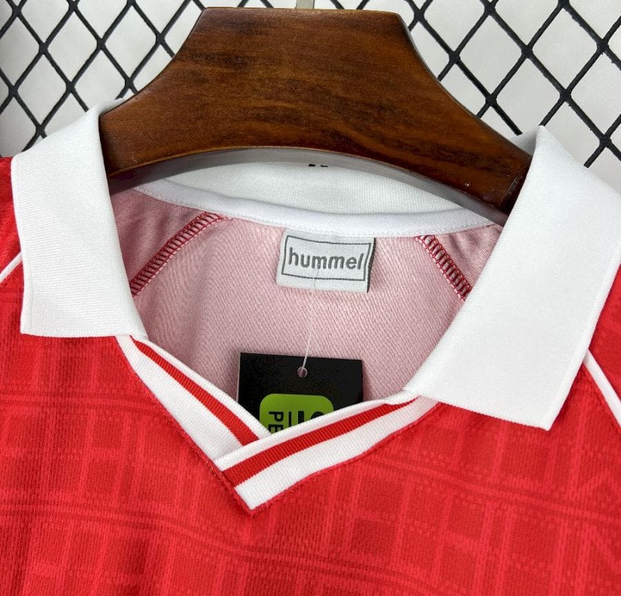Camisola retro vermelho principal 1990/91