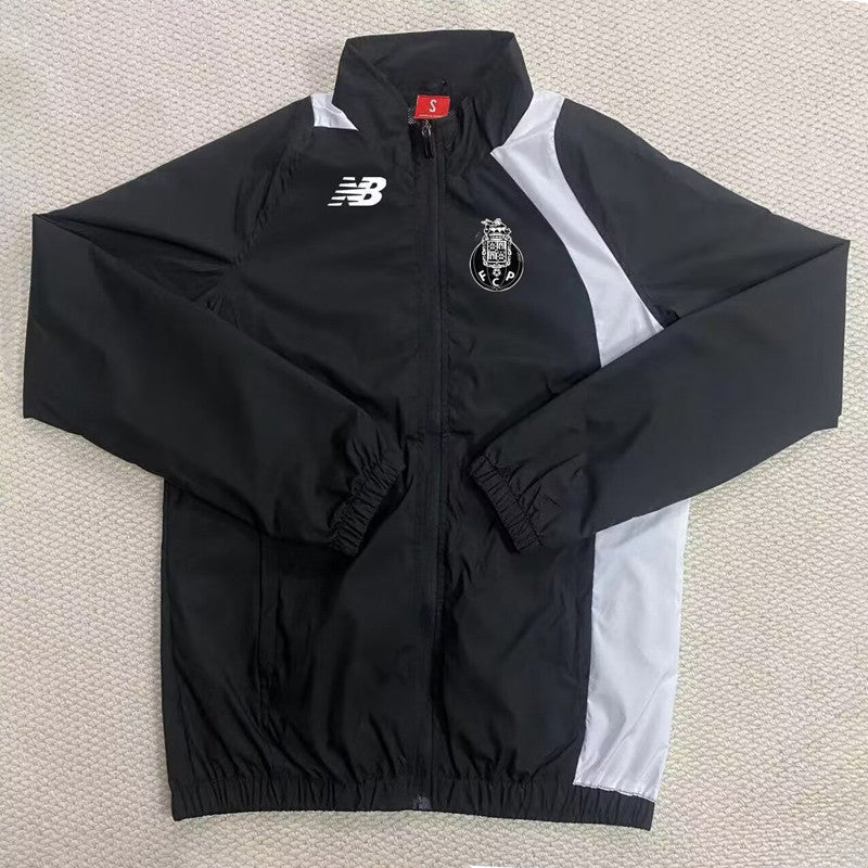 Casaco preto dragão 2026/27 fecho completo