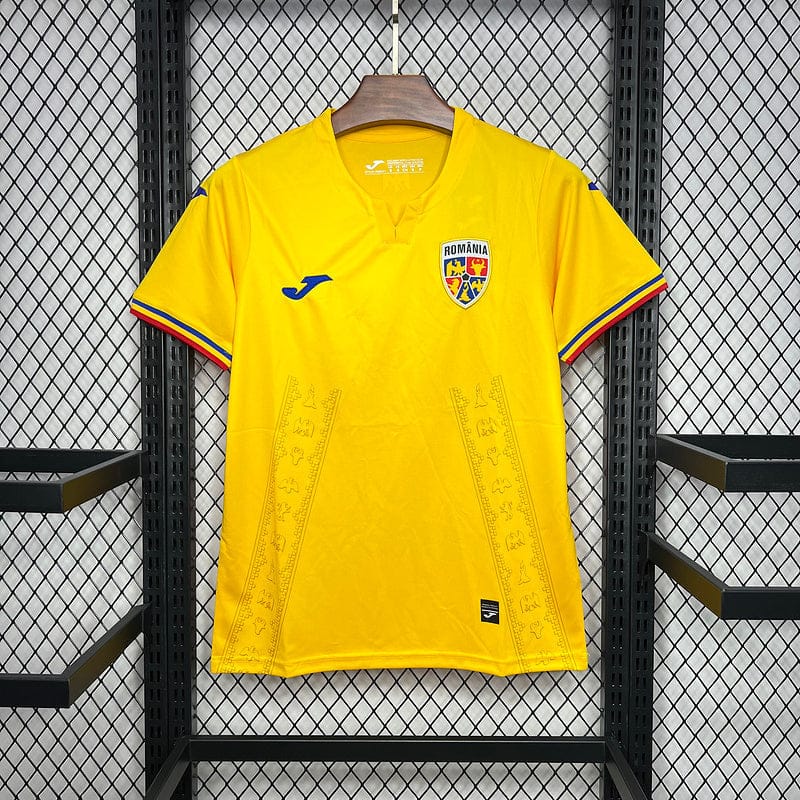 Camisola Seleção Romania l - 24/25 - Amarelo