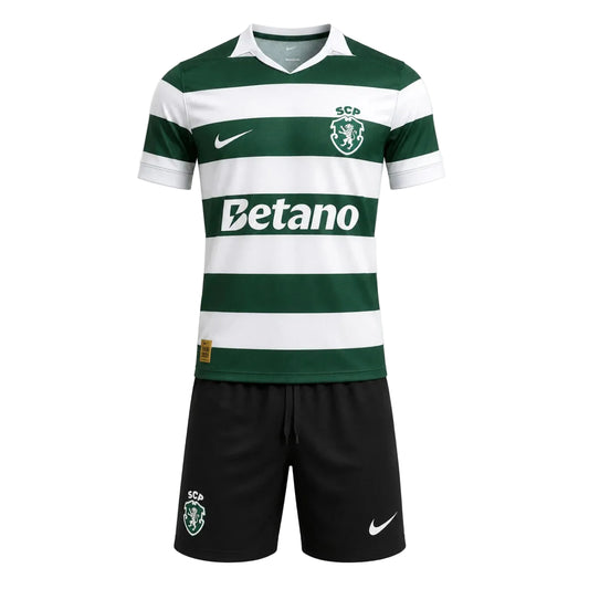 Conjunto infantil Sporting principal 120 anos 2026/27