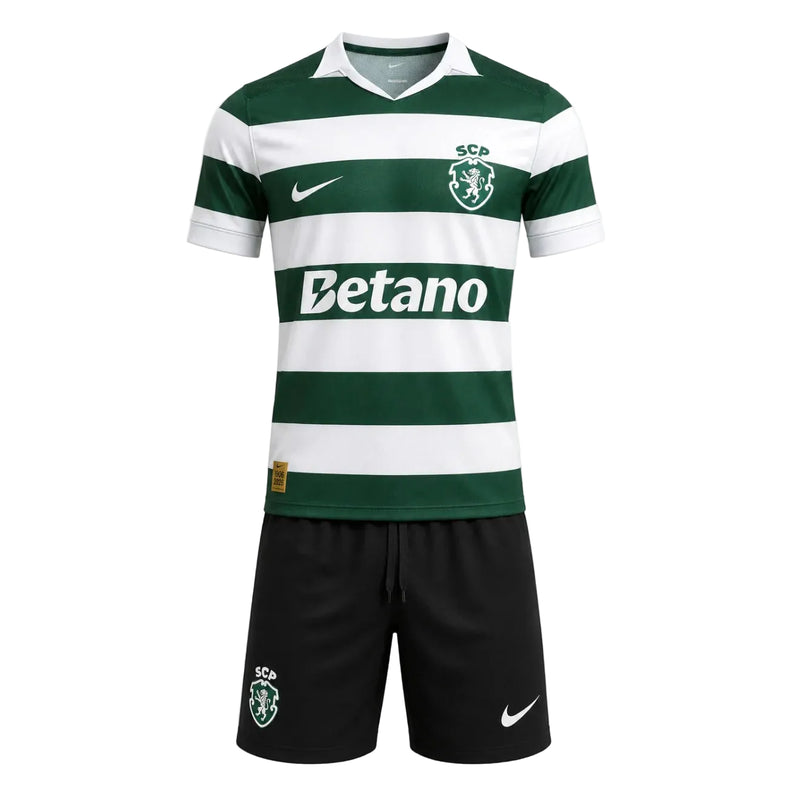 (Pre venda 11-22 dias) Conjunto infantil S C P principal 120 anos 2026/27