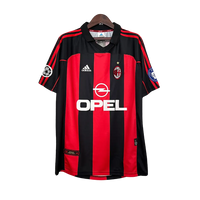 Camisola Milan Principal UCL 00/01 Retro