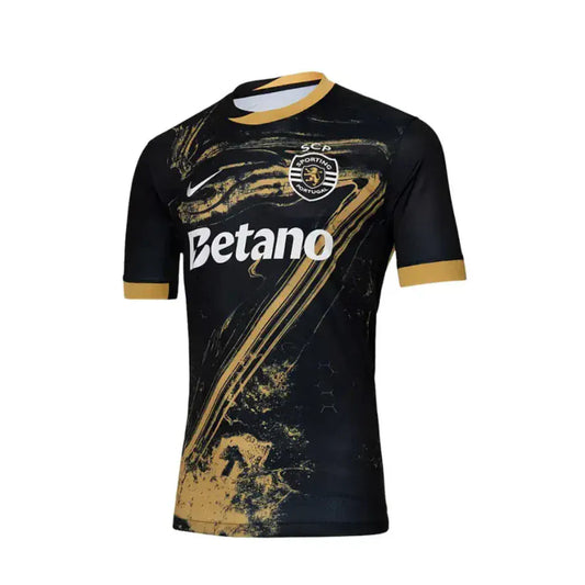 Camisola especial preta e dourada “7” Ronaldo terceiro equipamento 2024/25