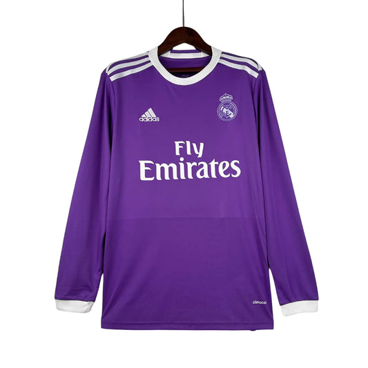 Camisola Real Madrid 16/17 Retro - Manga Comprida