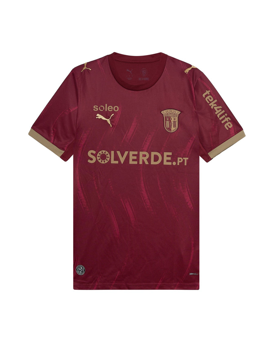 Camisola SC Braga bordô alternativa 2026/27