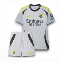 Conjunto infantil terceiro equipamento 2024/25 cinza