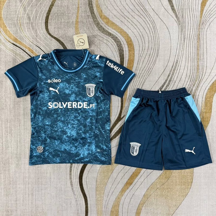 Conjunto infantil SC Braga terceiro azul 2026/27