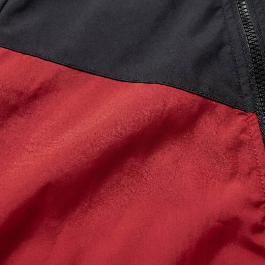 Casaco vermelho e preto 2026/27 corta vento fecho completo