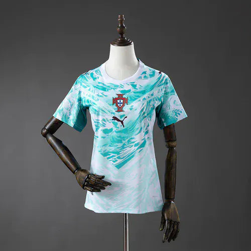 Camisola Feminina Seleção Portugal azul alternativa COPA DO MUNDO 2026