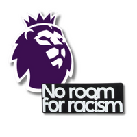 BADGE - PREMIER LEAGUE + NO ROOM FOR RACISM
