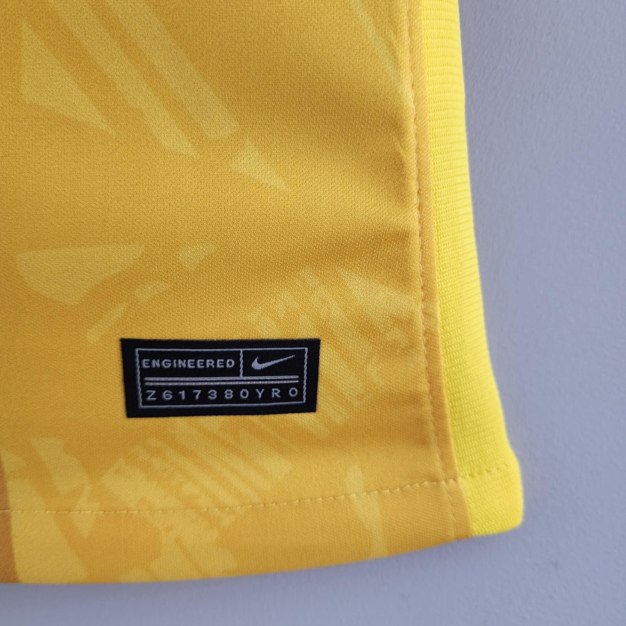 Camisola Feminina Seleção Brasil 2022/22 Amarelo Conceito