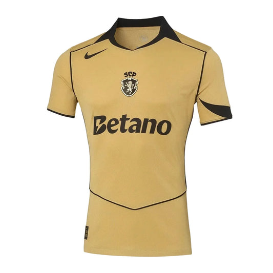 Camisola Sporting alternativa TOTAL 90 dourada 2026/27