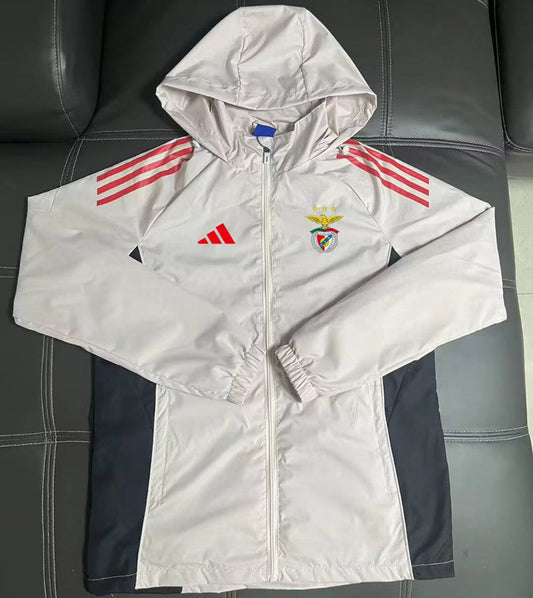 Casaco branco 2026/27 fecho completo