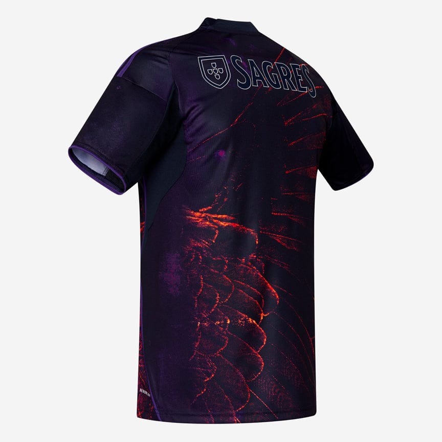 Camisola Águia x Vhils quarto equipamento 2026/27