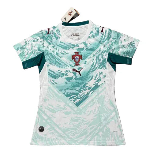 Camisola Feminina Seleção Portugal azul alternativa COPA DO MUNDO 2026