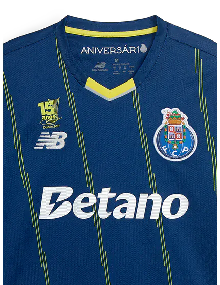 Camisola Porto quarto equipamento 2025/26 azul – COM BADGE CELEBRAÇÃO LIGA EUROPA DUBLIN