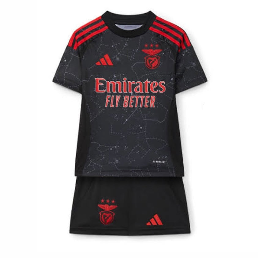 Conjunto infantil alternativo 2024/25 preto