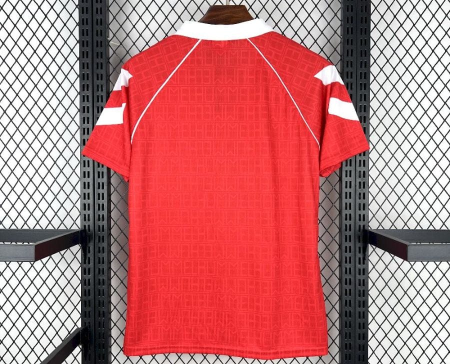 Camisola retro vermelho principal 1990/91