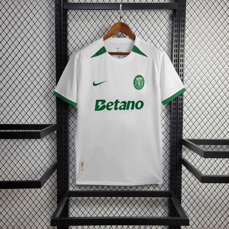 Camisola alternativa taça das taças branca 2024/25