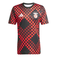 Camisola pré jogo vermelho/preto 2025/26