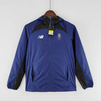 Casaco FCP azul 2025/26 fecho completo