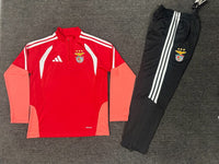 Fato de Treino vermelho e preto 2026/27 Meio fecho