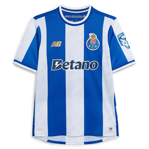Camisola Porto CAMPEÕES 31 primeiro equipamento azul e branco 2025/26
