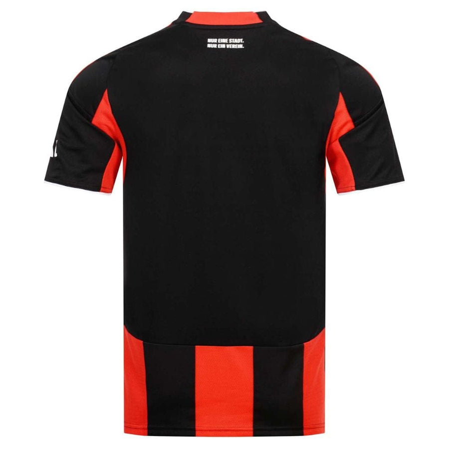 Camisola Frankfurt principal preta e vermelha 2025/26