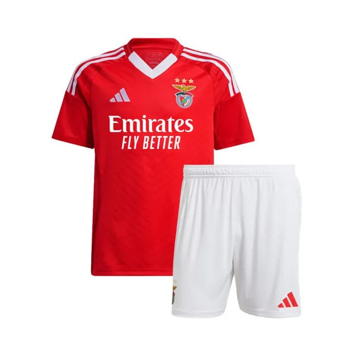 Conjunto infantil principal 2024/25 vermelho