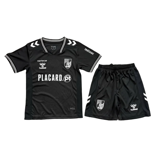Conjunto infantil Vitória Guimarães alternativa preta 2026/27