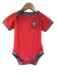 Body bebé Portugal vermelha - Copa do Mundo 2026