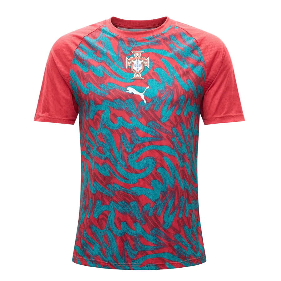 Camisola Portugal pré jogo l 2026/27 - vermelha e verde