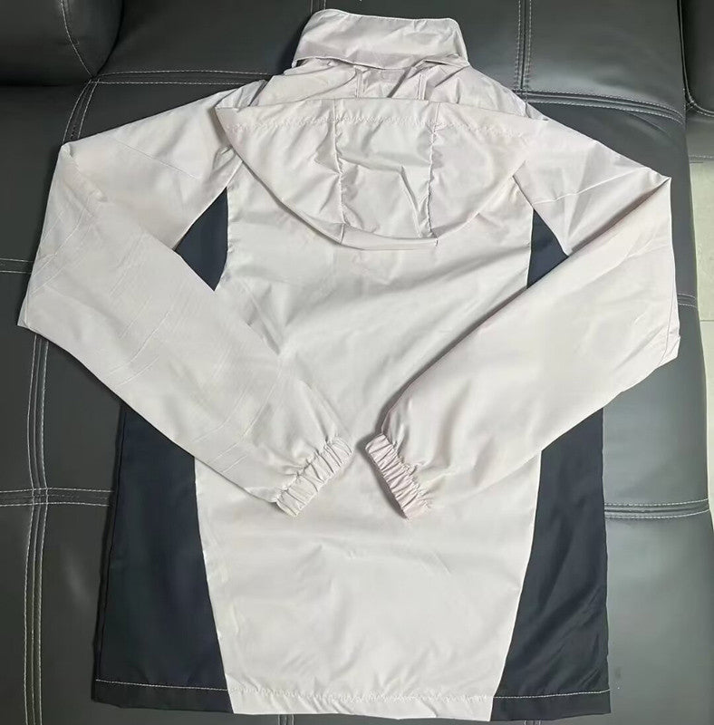 Casaco branco 2026/27 fecho completo