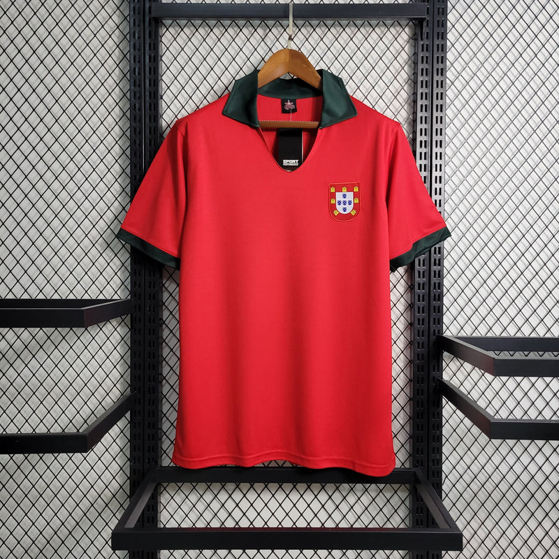 Camisola Portugal Retro vermelha 1972