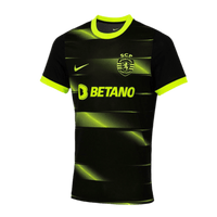 Camisola alternativa 2022/23 Preta e Verde retrô