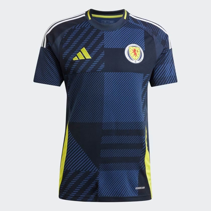 Camisola Escócia Home 24/25 Adidas - Azul marinho