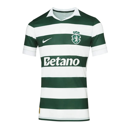 Camisola Sporting principal 120 anos verde e branca 2026/27