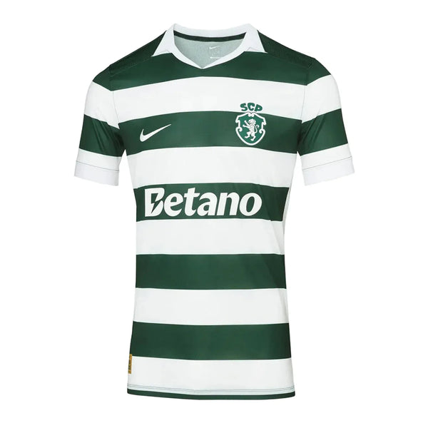 (Pre Venda 11-22 dias) Camisola Sporting principal 120 anos verde e branca 2026/27