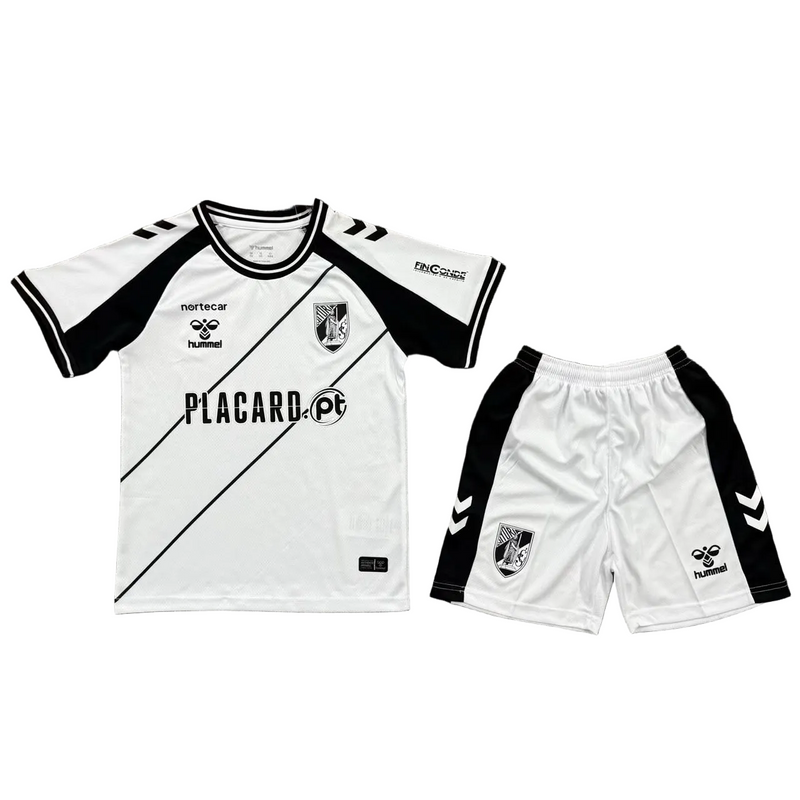 Conjunto infantil Vitória Guimarães principal branca 2026/27