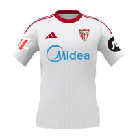 Camisola Sevilla principal branca 2025/26
